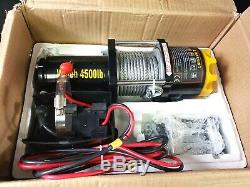 DCFlat 12V 4500LBS Electric Winch Towing Wireless Remote Control JP-4500