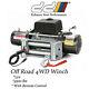 Dd 12v 9500lb Pound Wireless 8.3mm Wire Electric Winch Patrol Landcruiser Hilux
