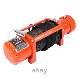 ECCPP 13000lbs Electric Winch 12V Waterproof Truck 4WD Trailer Synthetic Rope