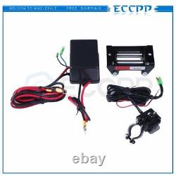 ECCPP 3000LBS Electric Winch Towing For 81-18 Jeep 40ft Steel Cable Off Road 12V