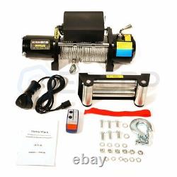 ECCPP 8000LBS Steel Rope Off Road 4WD 12V 3600KGS Electric Winch Towing Truck