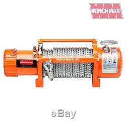 ELECTRIC WINCH 12V 4x4 13500 lb WINCHMAX BRAND RECOVERY- OFF ROAD WIRELESS