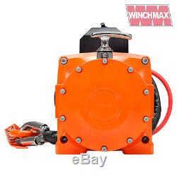 ELECTRIC WINCH 12V RECOVERY 4x4 17000 lb WINCHMAX WIRELESS SYNTHETIC DYNEEMA