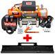 Electric Winch 24v 4x4/recovery 13500 Lb Winchmax Brand + Mounting Plate Inc