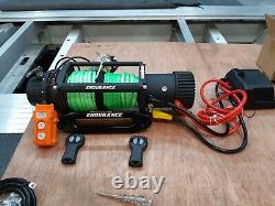 ELECTRIC WINCH RECOVERY WINCH&TRUCK MOUNT PLATE NEW HI-VIZ ROPE £365.00 inc vat
