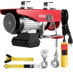 Electric Hoist 440LBS Electric Winch Steel Electric Lift 110V Electric