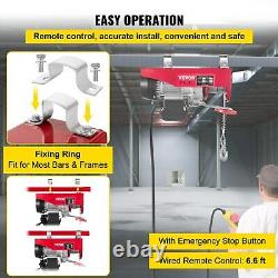 Electric Hoist 440LBS Electric Winch Steel Electric Lift 110V Electric