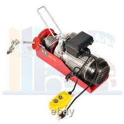 Electric Hoist Lifting Engine 2200LB Heavy Duty Motor Winch Hoist Crane US Stock