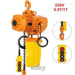Electric Hoist Winch 500KG 1000KG New W Rope Remote Cable Lifting 220V 380V