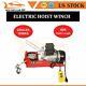 Electric Hoist Winch Lifting Engine Crane Garage Hanging Cable Lift Hook 2200lb