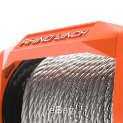 Electric Recovery Winch 12v 13500lb Heavy Duty Steel Cable, 4x4 Car RHINO