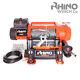 Electric Recovery Winch, 12v 17500lb Heavy Duty Steel Cable, 4x4, Truck Rhino