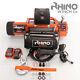 Electric Recovery Winch 24v 13500lb Heavy Duty Steel Cable, 4x4 Car Rhino