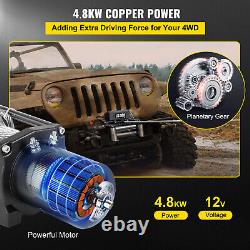Electric Truck Winch 13000Ibs with 85ft Cable Steel for ATV UTV Towing Truck
