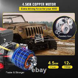 Electric Winch 12000Lb Load Capacity Truck Winch Compatible with Jeep Truck SUV