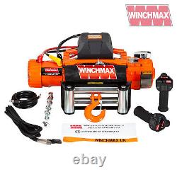 Electric Winch 12000lb Two Speed 12V Wire Rope WIRELESS FEATURE FAST WINCH
