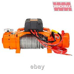 Electric Winch 12000lb Two Speed 12V Wire Rope WIRELESS FEATURE FAST WINCH