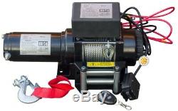 Electric Winch 12V 4000lbs with Kevlar Cable