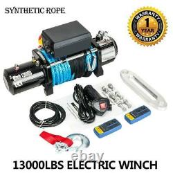 Electric Winch 13000lbs 12V for Truck SUV Jeep Durable Remote Control 4WD NEW