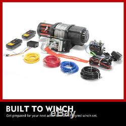 Electric Winch 4500LBS Steel Cable Recovery for ATV UTE Boat withRemote Control