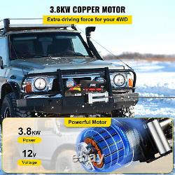 Electric Winch 8000Ibs 12V 94FT Steel Rope 4WD ATV UTV Winch Towing Truck