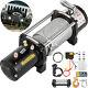 Electric Winch 8000lbs 12v 94ft Steel Cable Truck Trailer Towing Off Road 4wd