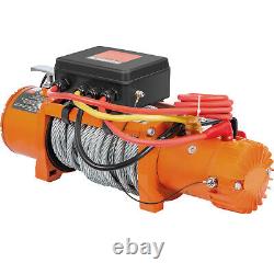 Electric Winch 9500LBS 12V 85FT Steel Cable Truck Trailer Towing Off Road 4WD