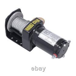 Electric Winch Kit 2000LBS 24V Electric Winch Electric Winch Kit Steel Wire Rope