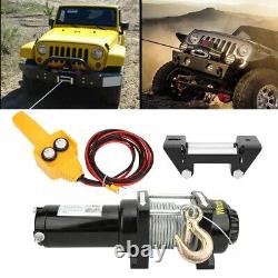 Electric Winch Mechanical 12V 4500lb Industrial Vehicle Dual-Use for Off-Road
