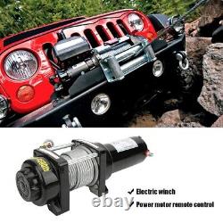 Electric Winch Mechanical Accessory 12V 4500lb Industrial Vehicle For Off Road