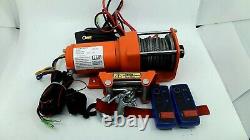 Electric Winch Steel Rope 12v 3000 Lbs
