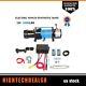 Electric Winch Towing Trailer Synthetic Rope Offroad Remote Control 12000lbs