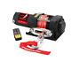 Fieryred Wireless 4500lbs/2041kg 12v Electric Winch Synthetic Rope Boat Atv 4wd