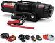 Fieryred 5500lbs Electric Winch Atv Ute Offroad Withsynthetic Rope Remote Control