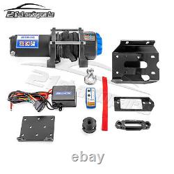For 2016+ Honda Pioneer 1000/1000-5/1000-6 4500lbs Electric Winch Mount Rope Kit