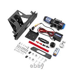 For Can-Am Maverick X3 MAX UTV 4500lb 12V Electric Winch Mount Combo Rope Kit