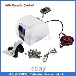 Free Fall 45 Electric Anchor Winch Saltwater Boat Winch Wireless Remote Control