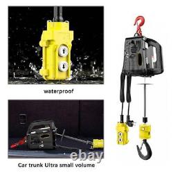Heavy Duty 1100lbs Electric Cable Hoist Crane Lifting Garage Auto Shop Winch US