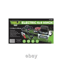 Hulk 12v Electric 4x4 Winch 9500 Lbs Steel Cable IP65