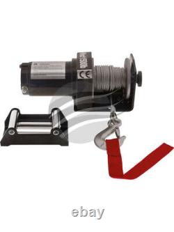 Hulk 4x4 Electric Winch 12V 1500Lb For Atv Steel Cable (HU1500)