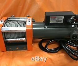 Keeper KAC1500 110/120V AC Electric Winch with Hand Held Remote 1500 lbs