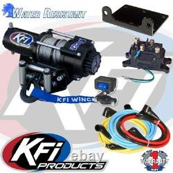 Kfi Products A2500-r2 2500 Lbs Steel Cable Atv Winch