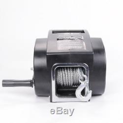 MA8 Universal 5000LB Marine Boat Electric Winch 12V Steel Cable Rope Towing Kit