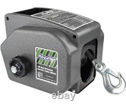 Megaflint Trailer Winch, Reversible Electric Winch, for Boats up to 6000 lbs. 12V