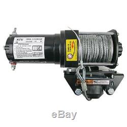 NEW! 12V 3000LBS 1360KG Electric Winch Steel Cable Universal ATV UTV 4WD Truck
