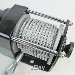 New 12V 3000LBS 1360KG Electric Winch Steel Cable Universal ATV 4WD Truck Boat