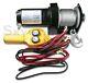 New 2000 Lbs Electric Trailer Recovery Winch Atv/boat/truck/car 12v Input 1 Hp