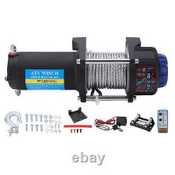 New Stainless Steel Electric Winch 4000LB 12V Winch With Wireless Remote Control
