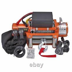Off-road self-driving electric hoist winch wireless remote control 13500 LBS