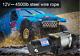 Offroad 4500lb Electric Winch Ute 12v Electric Remote Steel Wire Kit